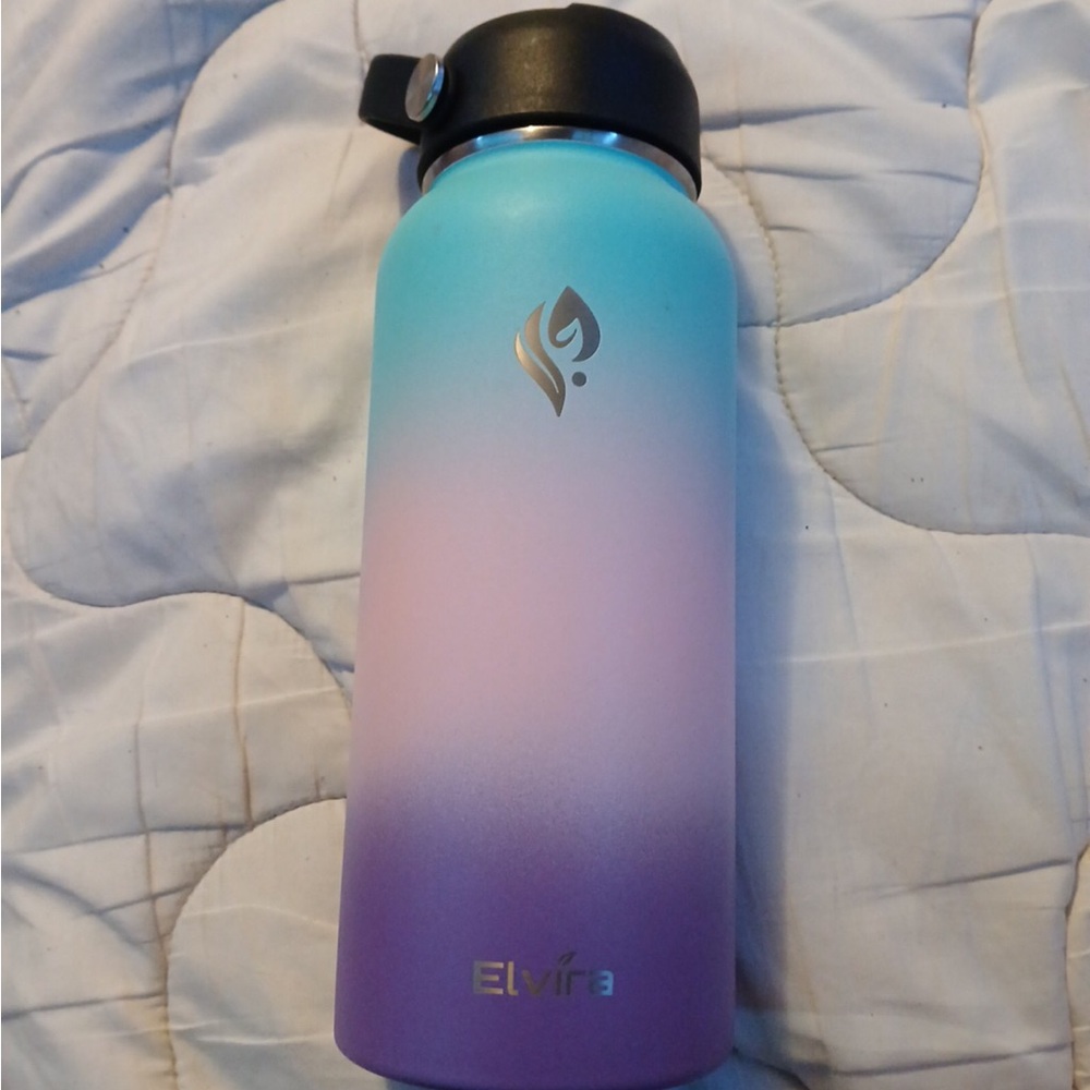 Gradient Water Bottle - Blue, Purple, Black